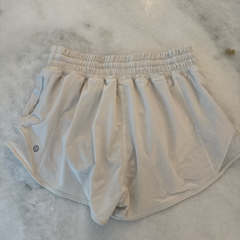 lululemon athletica Women's Beige Athletic Shorts
